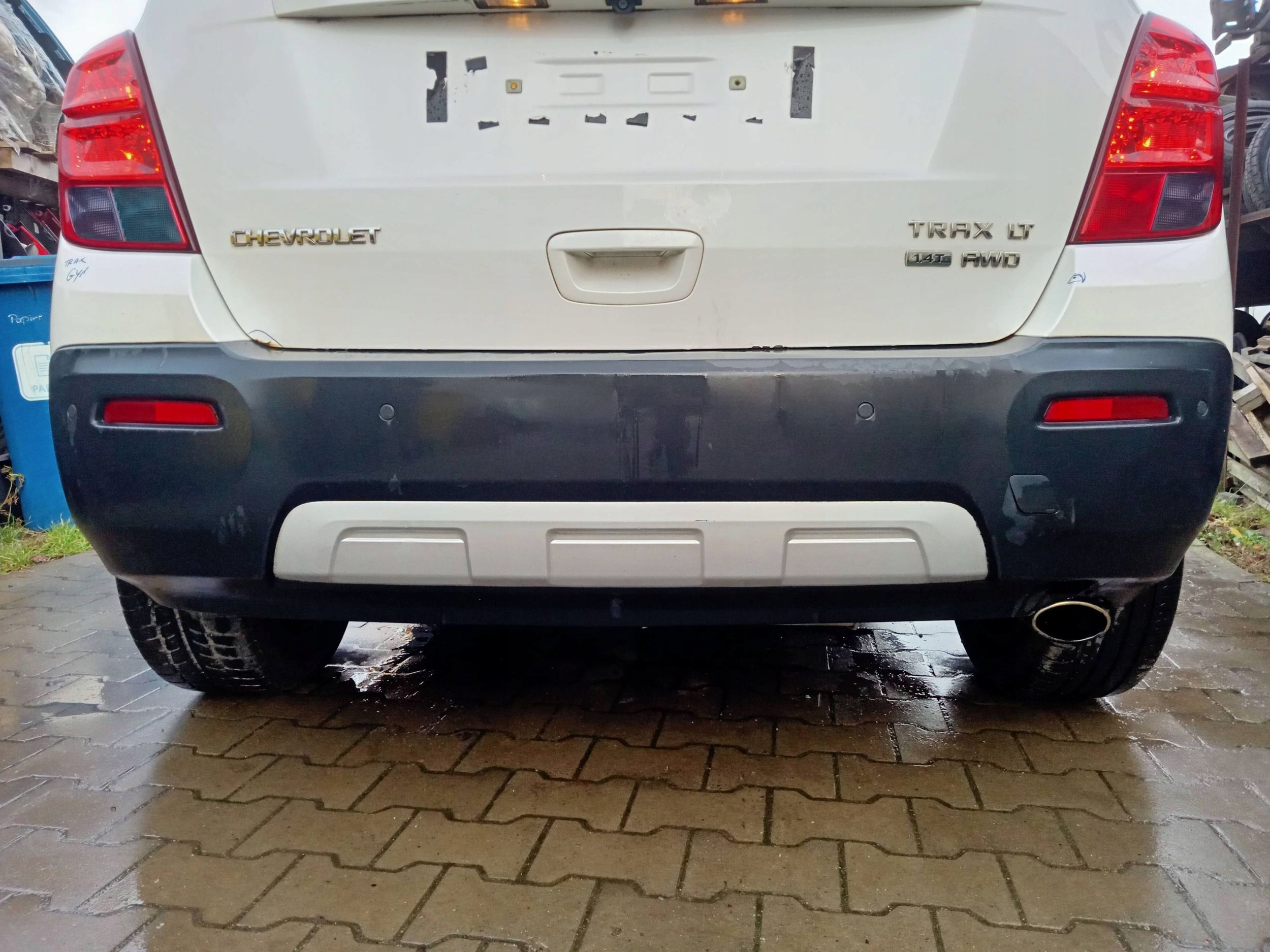 CHEVROLET TRAX bumper rear part rear PDC 2013R