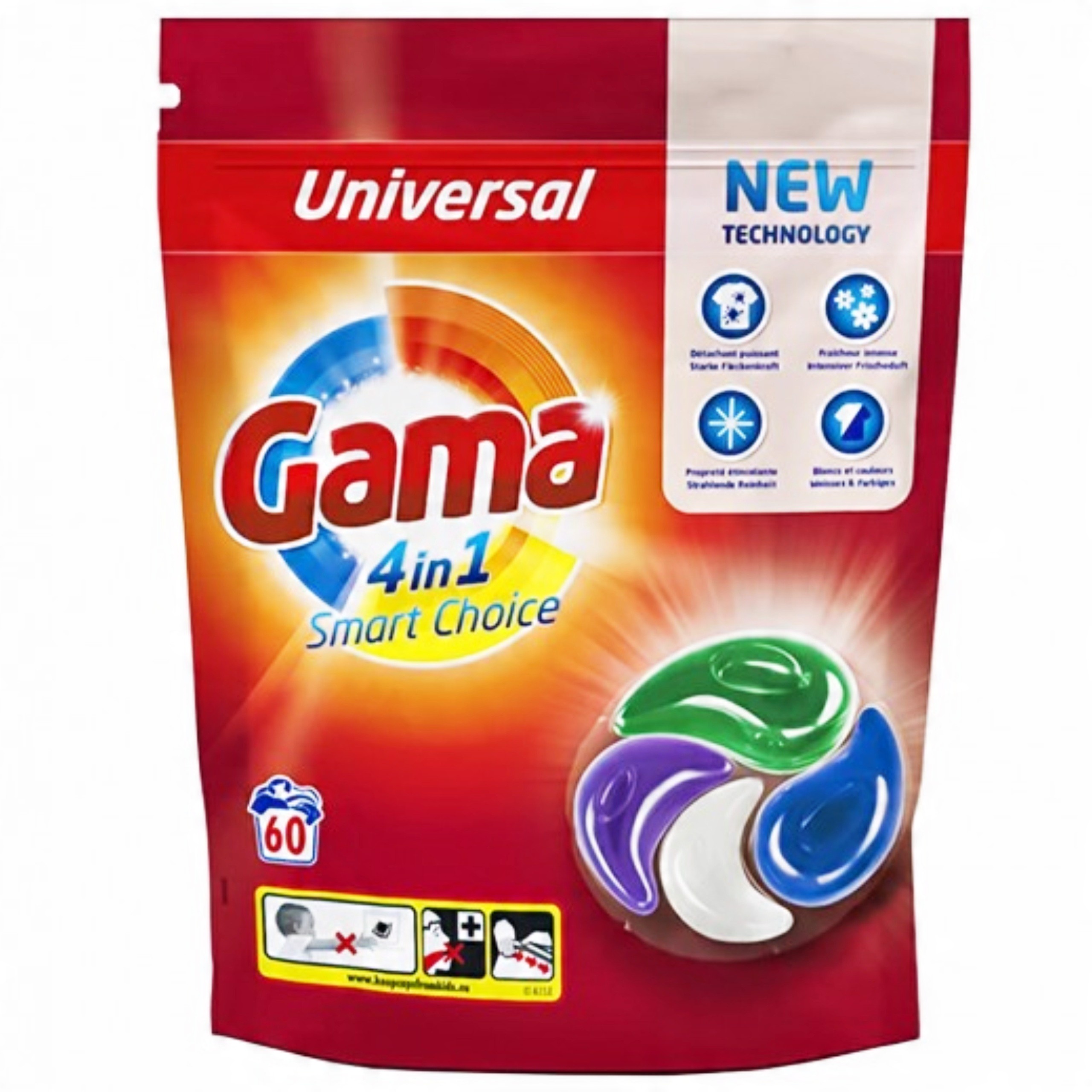 

Gama Kapsułki do Prania Uniwersalne 60szt