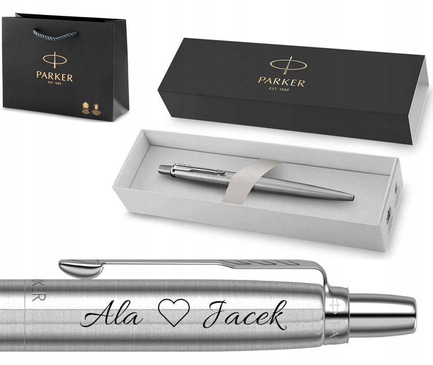

Długopis Parker Jotter Stalowy Ct grawer