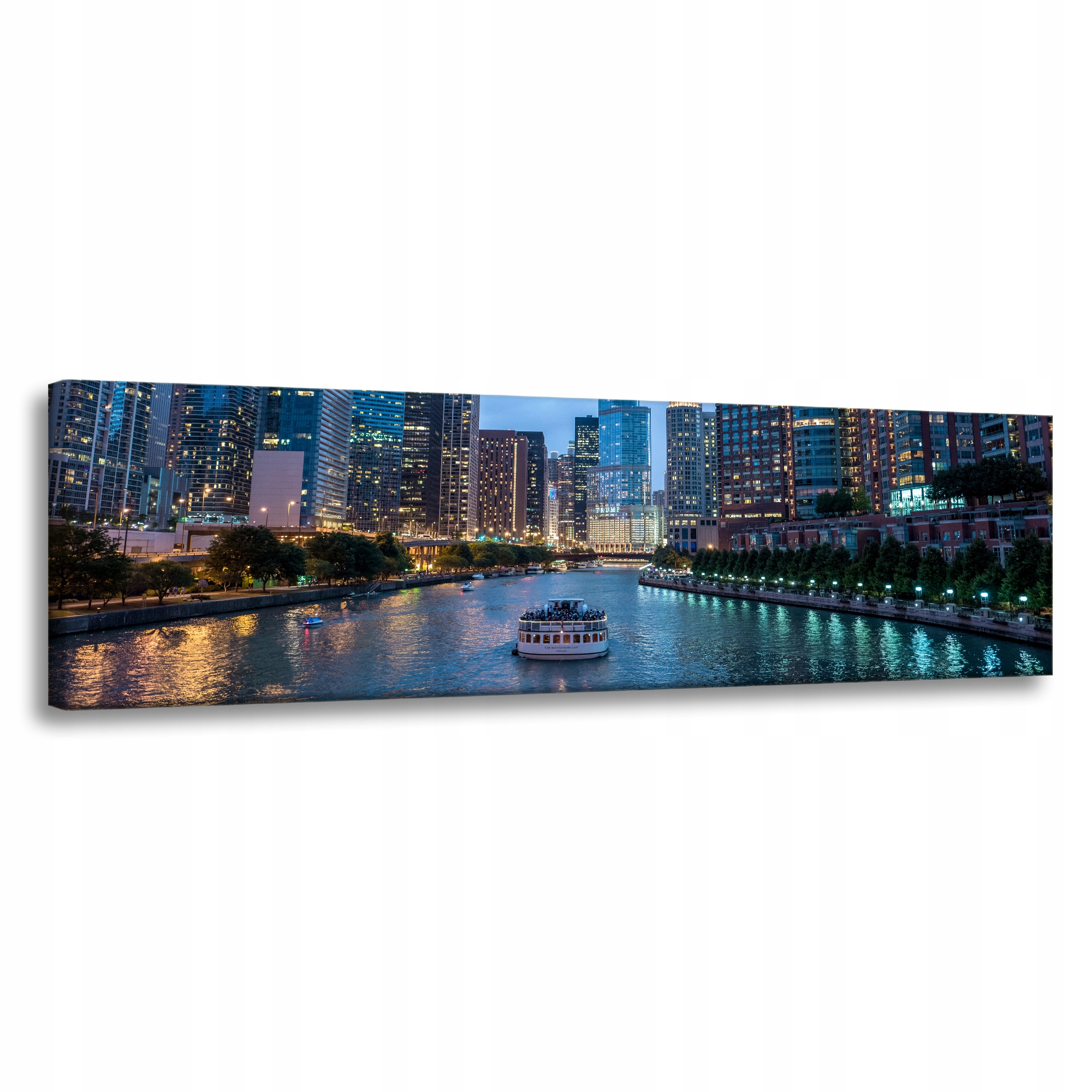 Obraz na plátně Architektura Chicago Usa Amerika Státy 135x45 cm