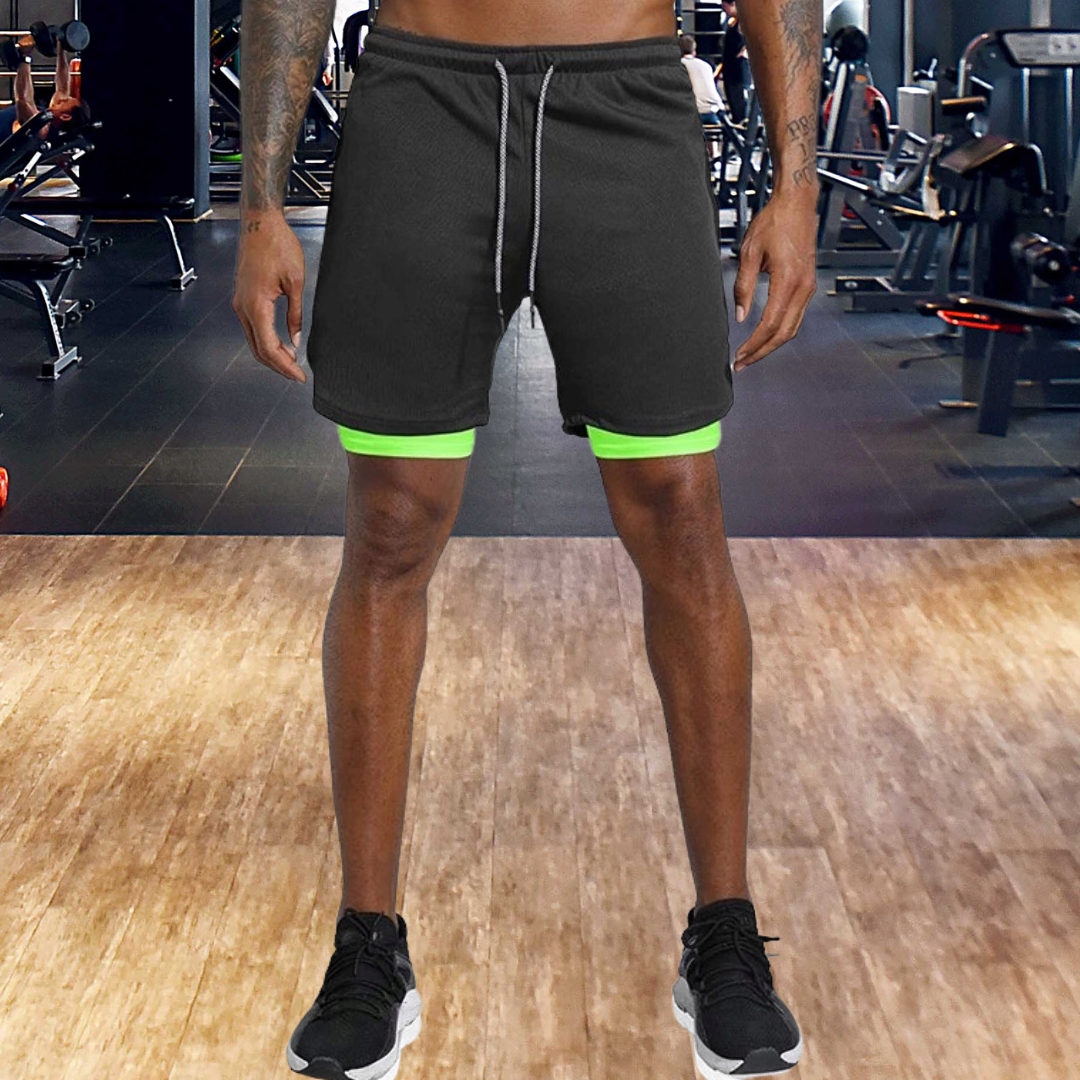 SPODENKI MĘSKIE SPORTOWE SZORTY KIESZEŃ NA TELEFON DO BIEGANIA NA ROWER XL Rozmiar XL