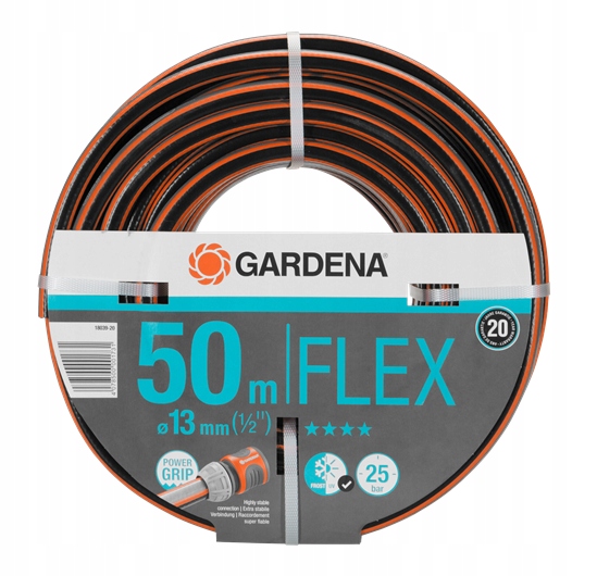 

Wąż ogrodowy Gardena ComfortFlex 1/2" 50M 25