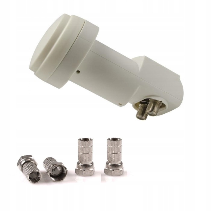 Konwerter TWIN MAXIMUM ST-12 C+ Polsat + 4 wtyki F