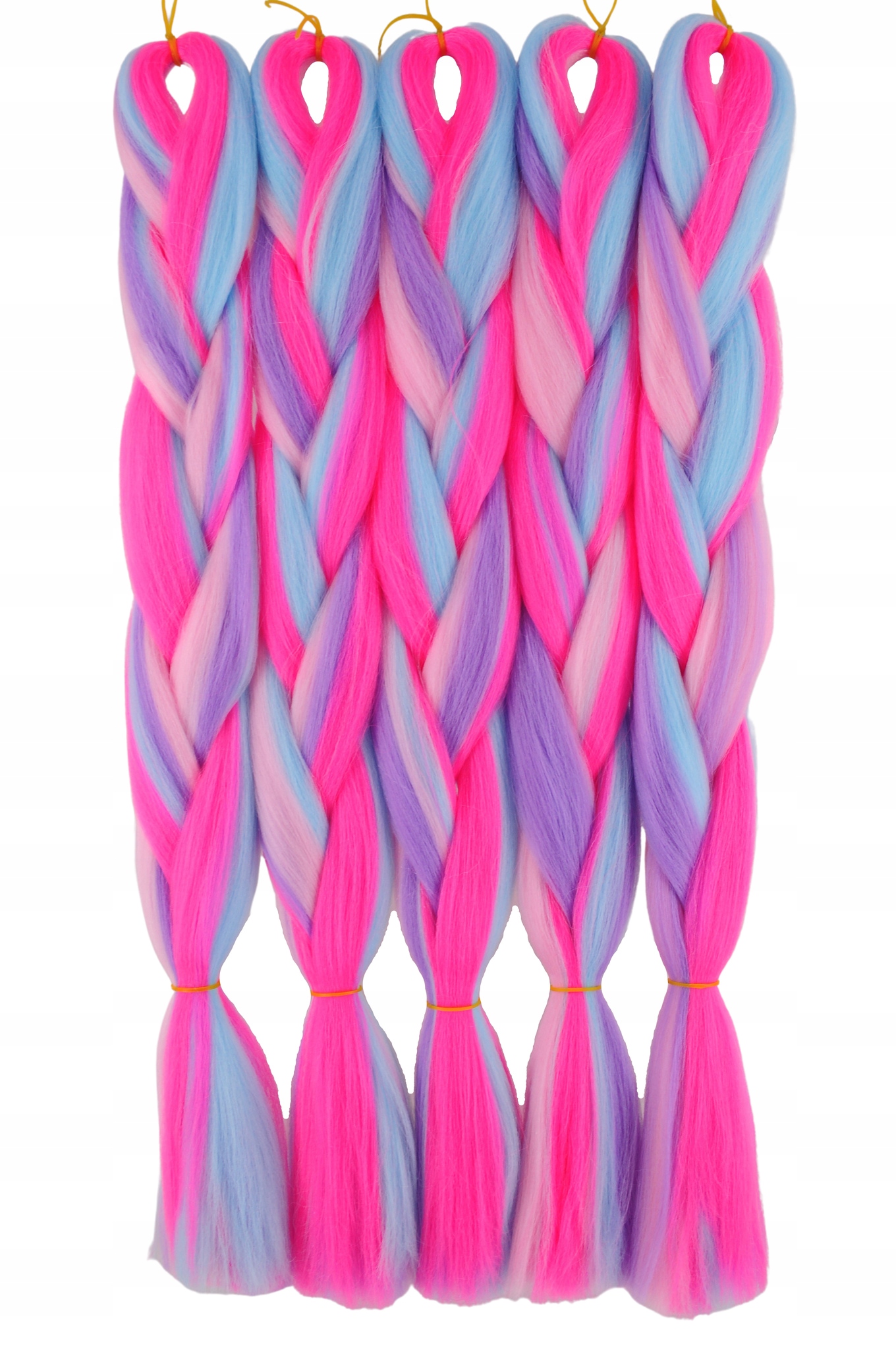 WŁOSY SYNTETYCZNE KOLOROWE WARKOCZYKI DRED MIX.411 Marka Smart Colours