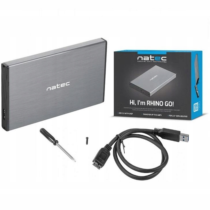 Natec Obudowa Zewnętrzna Rhino Go 2.5" USB3.0