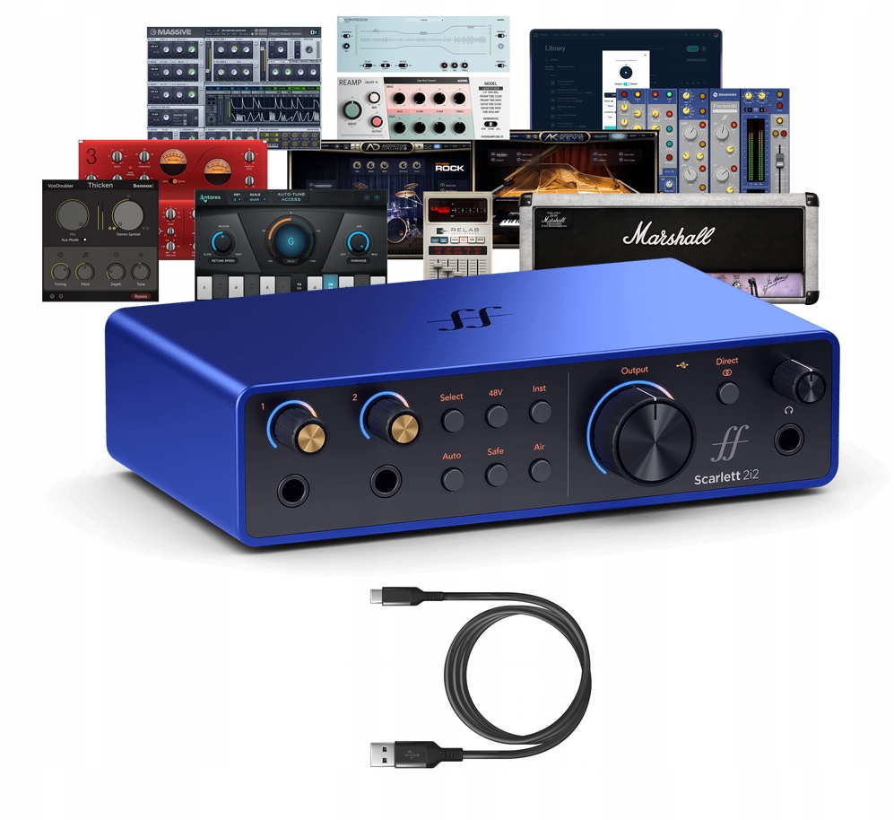 Focusrite Scarlett 2i2 Anniversary audio rozhranie extra softvérový balík