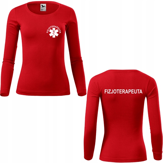 

Damska koszulka Fizjoterapeuta długi rękaw KL07 S