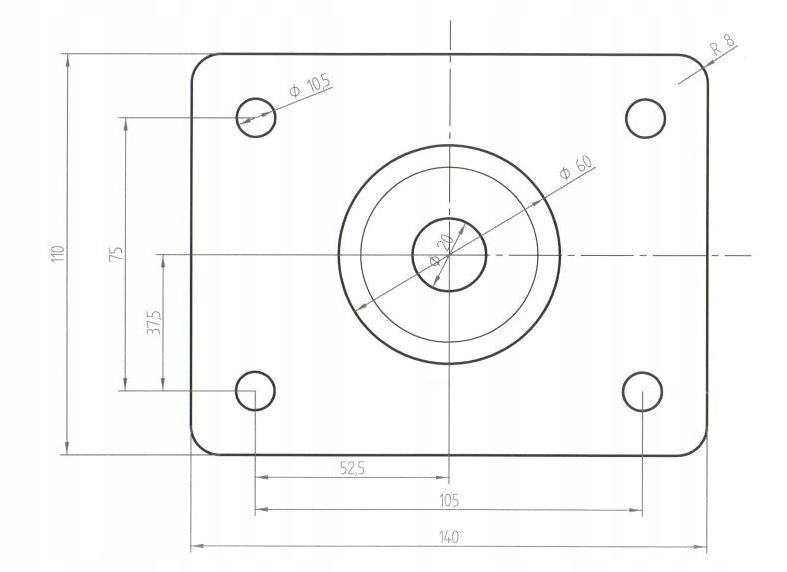 Stopy do rusztowań warszawskich GP-System 50cm x4 Marka GP-System