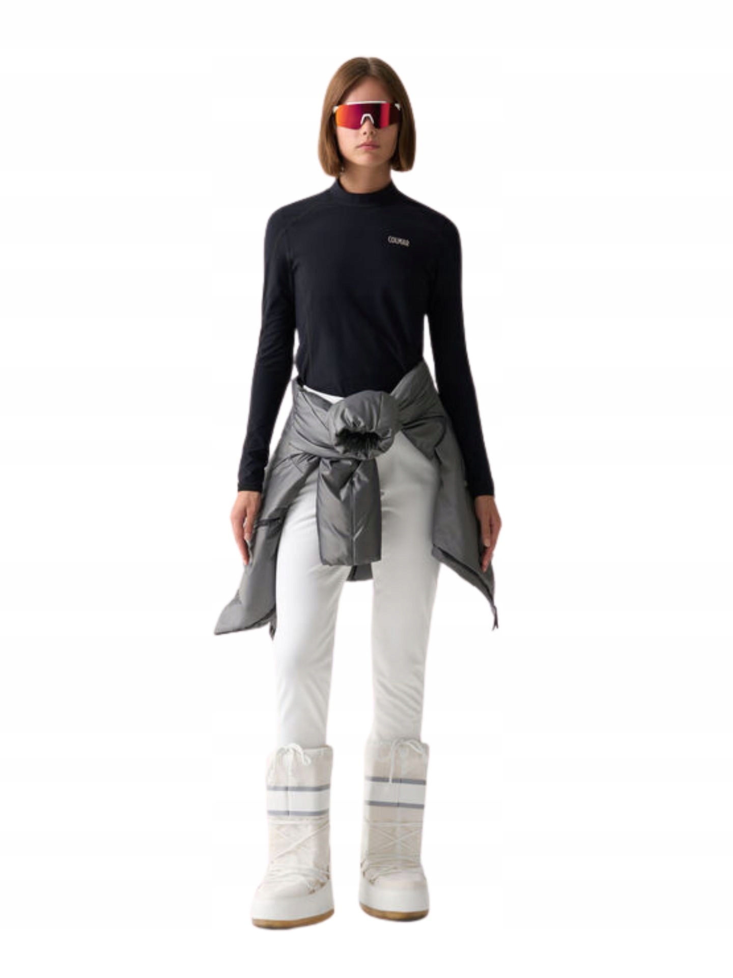 Mikina Colmar Stretch Ski Thermal Turtleneck Fleece Black M