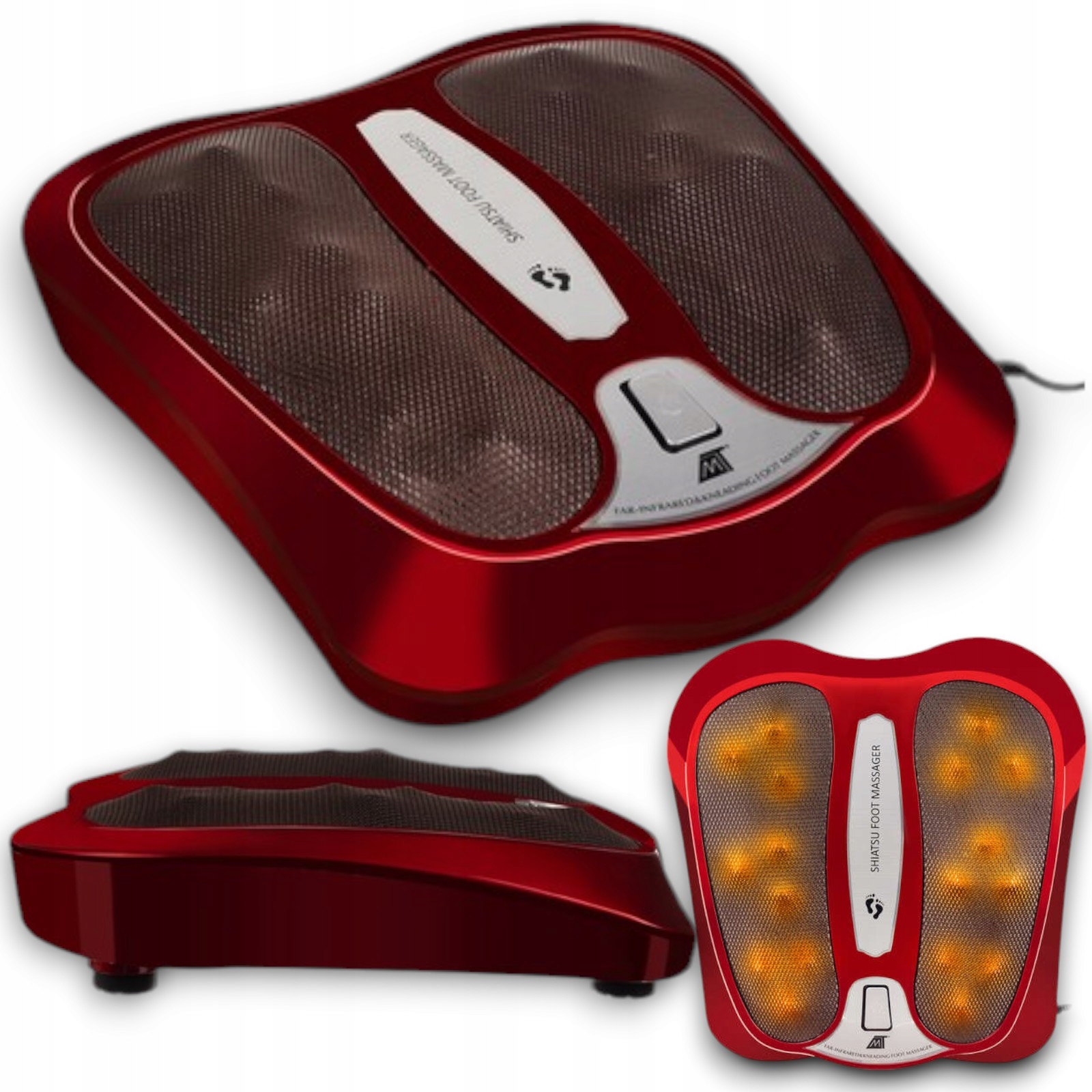 Masażer stóp Malatec Shiatsu Foot Massager czerwony 32W