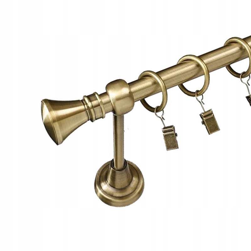 

Karnisz 150 cm z kompletem żabek Pojedynczy 16 mm