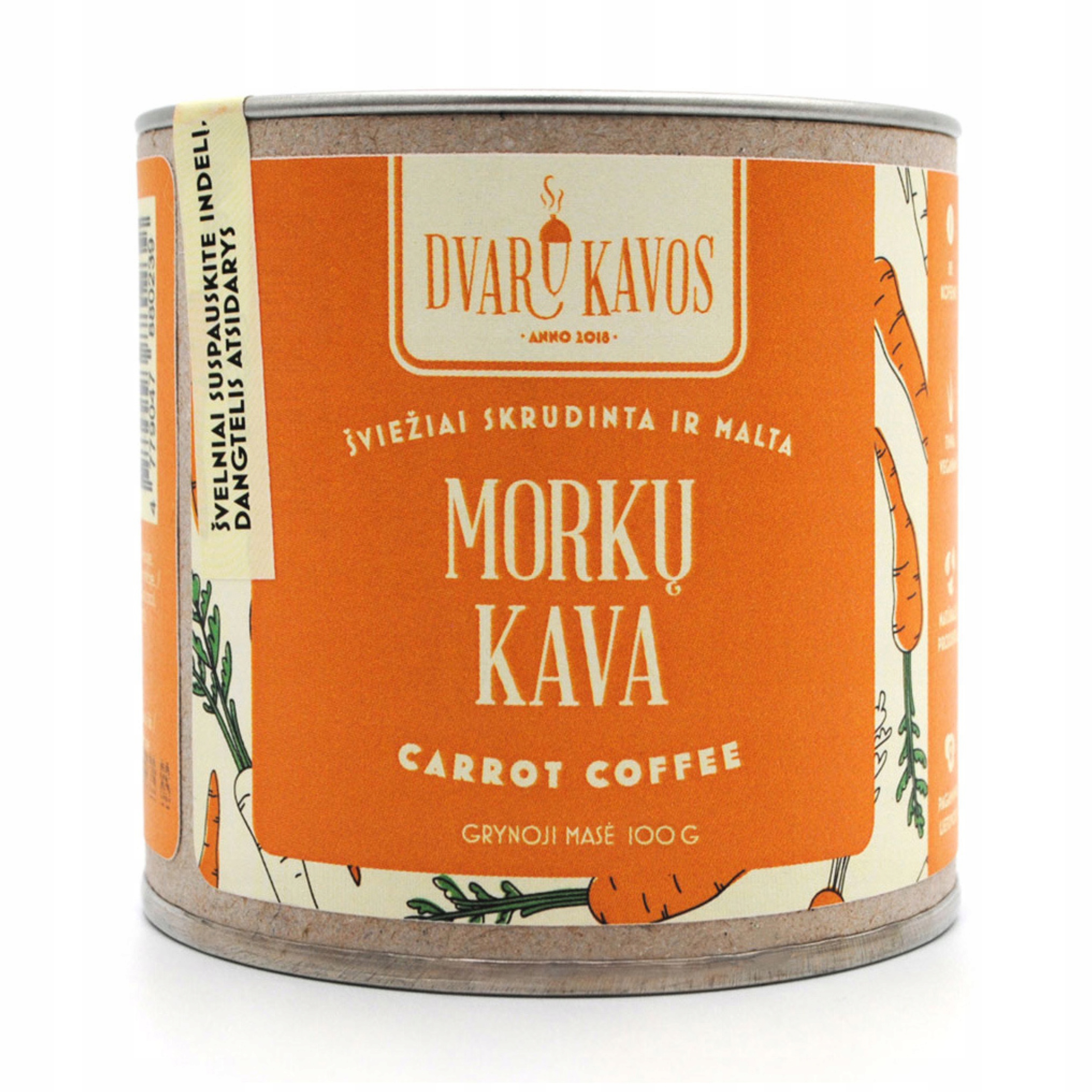 Morková káva Dvaro Kávy, 100 g