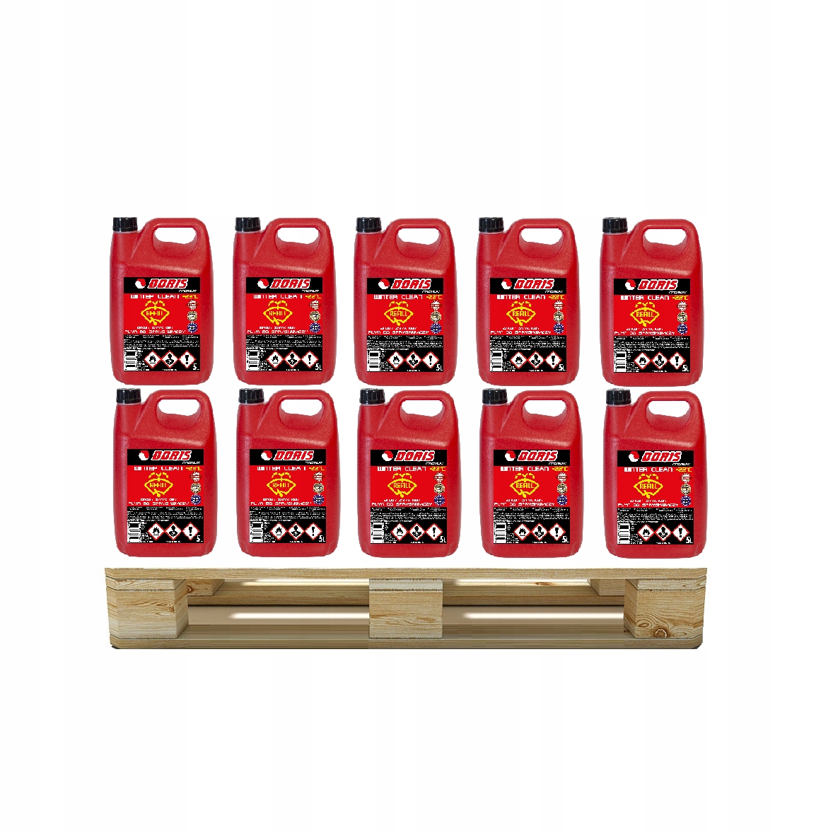 Zimowy plyn do spryskiwaczy paleta 88 sztuk x 5L
