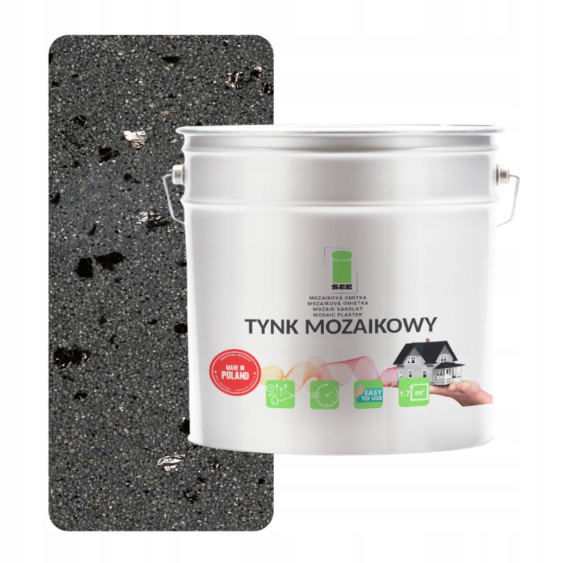 Mozaiková pryskyřičná omítka Marmolit Grafit M06 I See 7 kg Mrazuvzdorná Premium