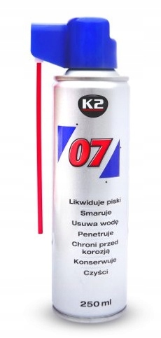 

Środek Wielofunkcyjny Smar Odrdzewiacz K2 07 250ML