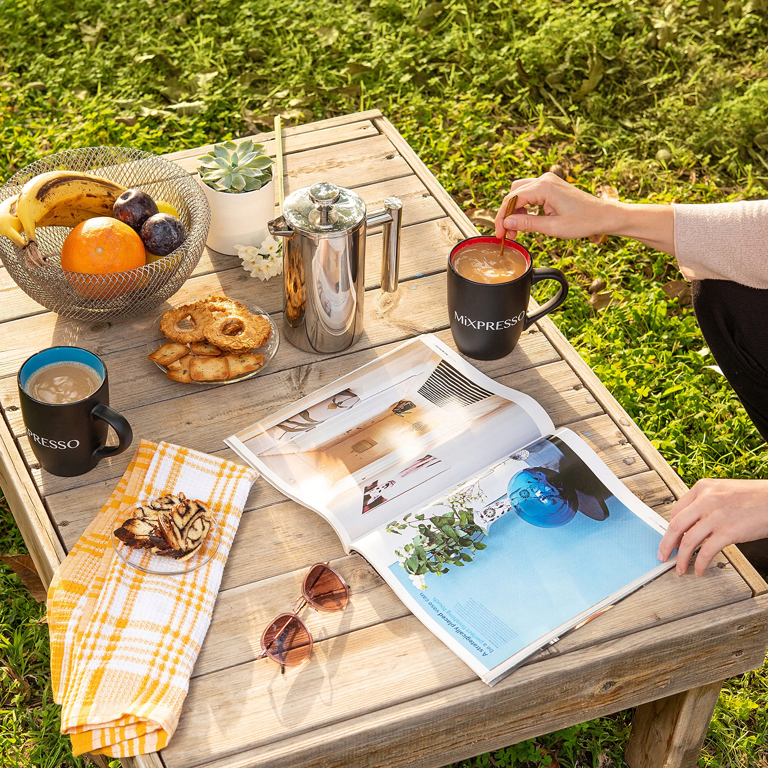 EKSPRES DO KAWY FRENCH PRESS Z PODWÓJNĄ ŚCIANKĄ Przeznaczenie Do kawy