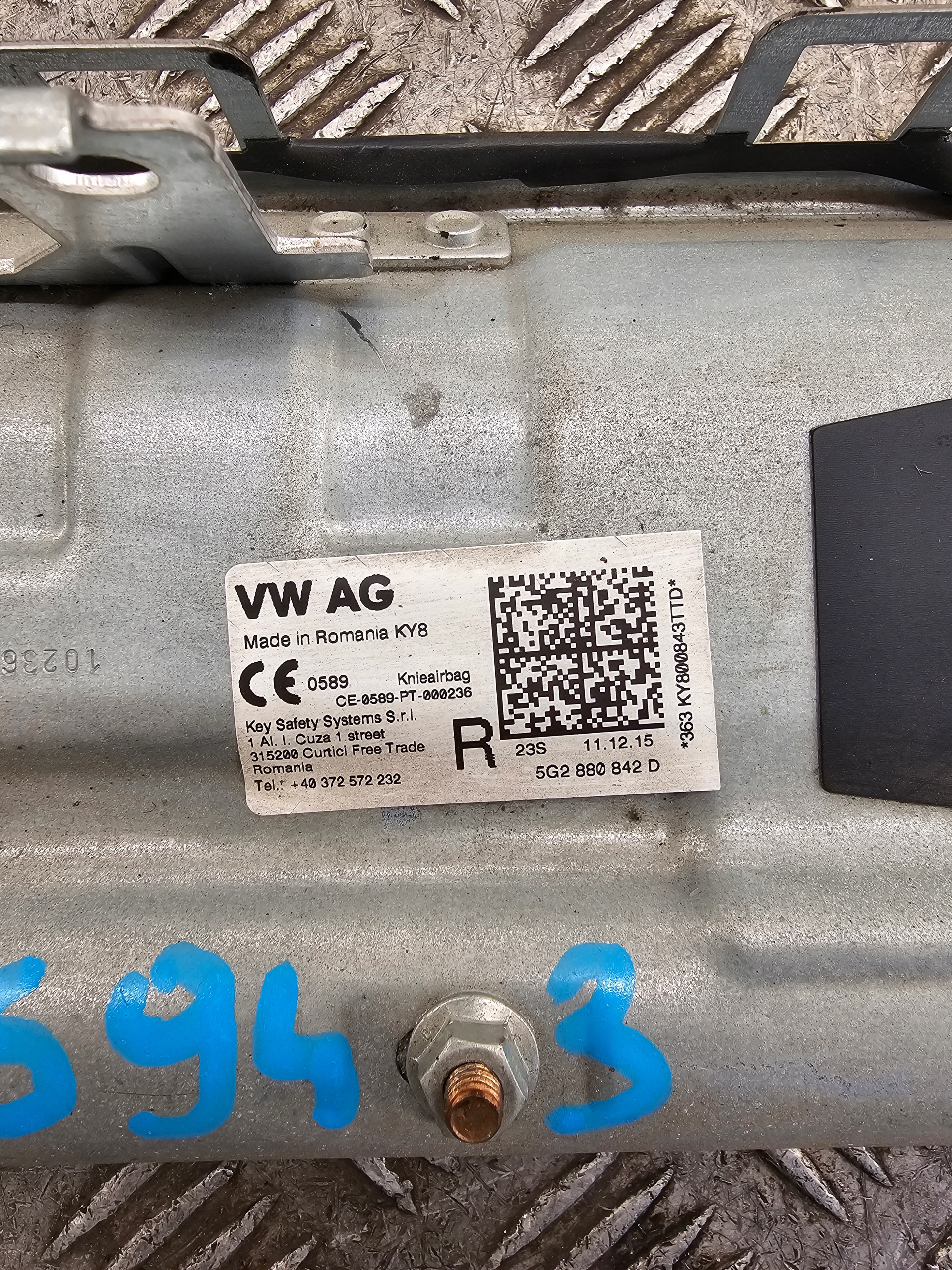 airbag ginocchia octavia leon Seat 5G2880842D