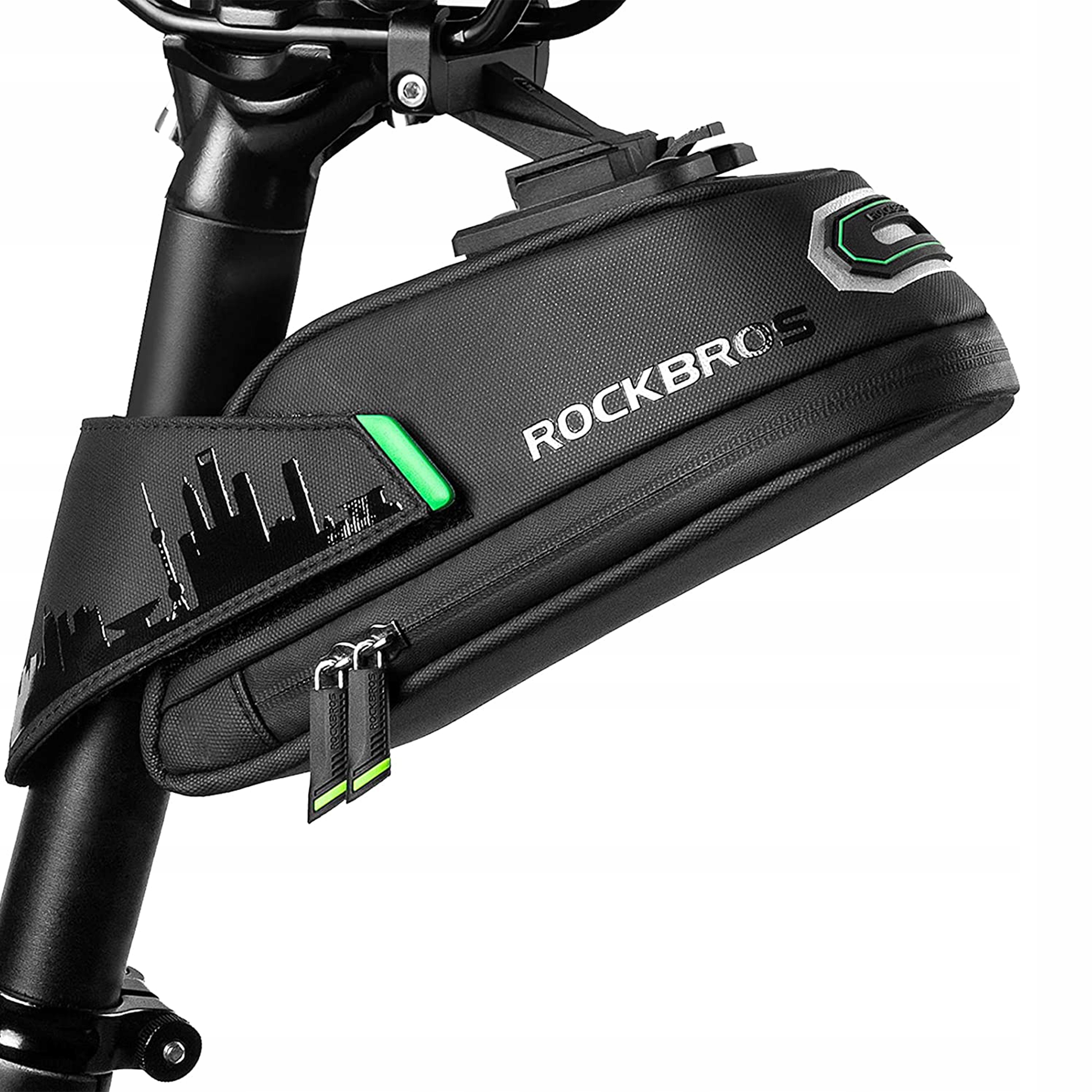 SAKWA TORBA PODSIODŁOWA ROWEROWA TYLNA POD SIODEŁKO RZEP ROCKBROS C27 1L