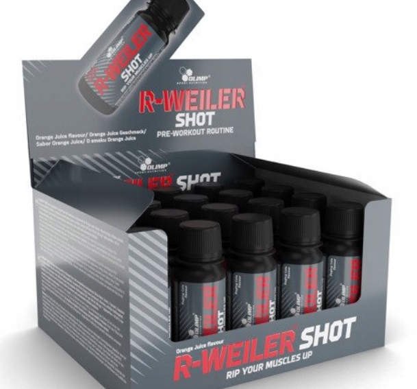 Olimp R-weiler Shot 18x 60 Ml Předtrenigovka Redweiler Pompa Orange/pomar