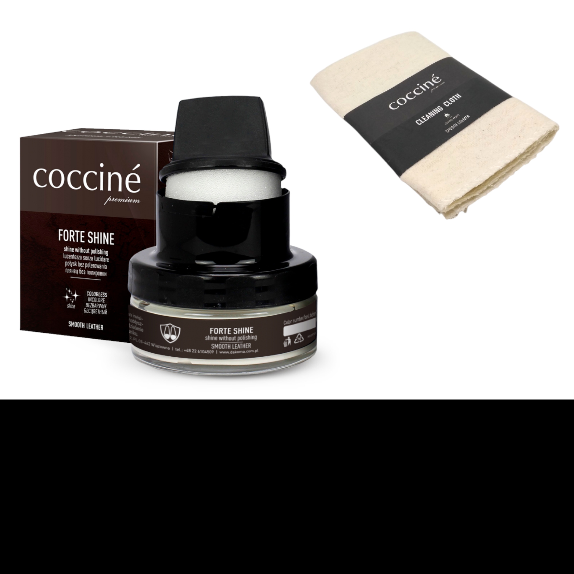 

Czarna Pasta Samonabłyszczająca Szmatka Do Butów