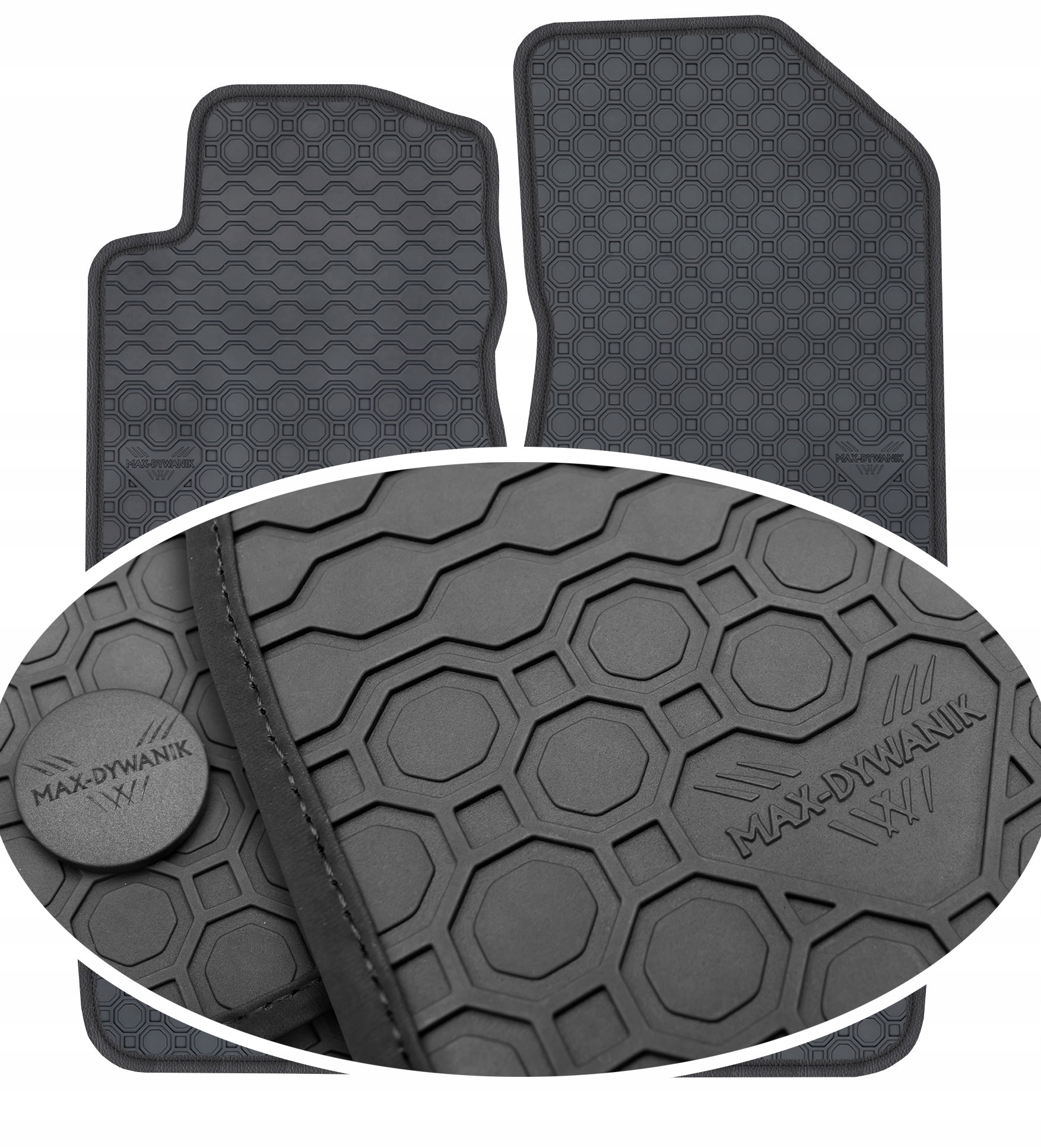 Peugeot 2008 I 2012-2019 Gumový koberec PrimeLiner čierny