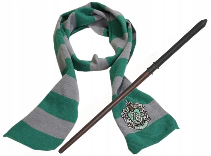 

Harry Potter Draco Malfoy Slytherin Różdżka Szalik