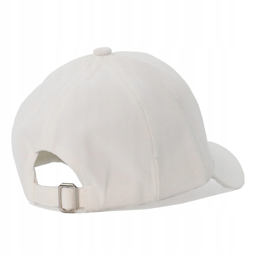 CZAPKA Z DASZKIEM DAMSKA BEJSBOLÓWKA BIAŁA GOLD Rozmiar uniwersalny