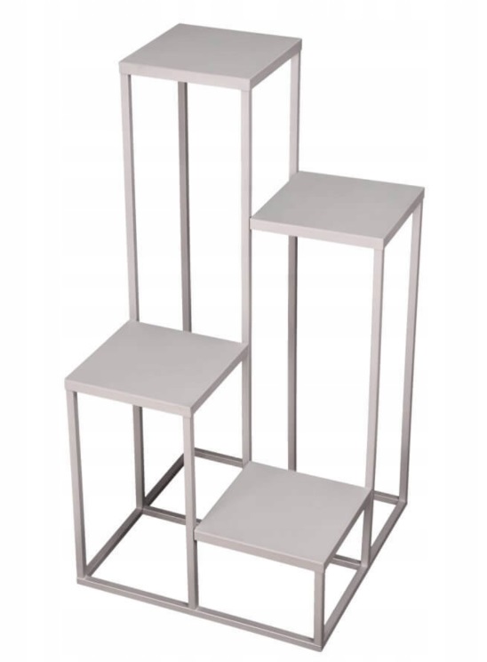 Moderní Držák Na Květináč Loft Stříbrný 069/K-12-4K-75S