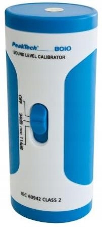 Extrémní kalibrátor zvuku 94-114 dB PeakTech Měřič úrovně zvuku