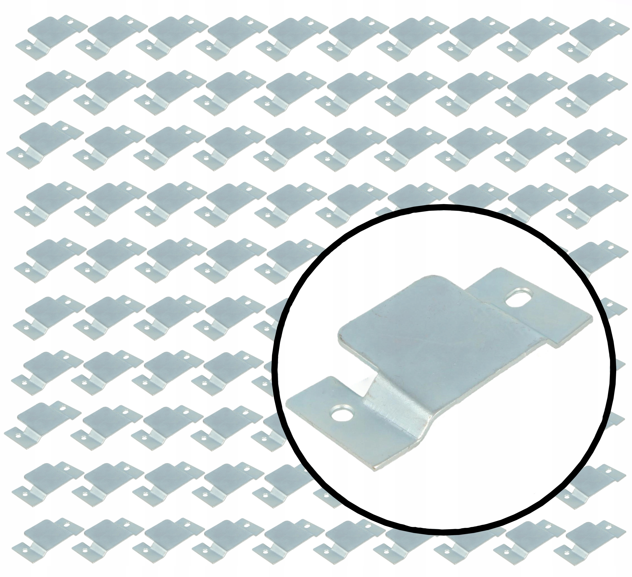 Nábytková úchytka, úchytka, spojka k pohovce, posteli, rohu 98x48 mm 100 ks