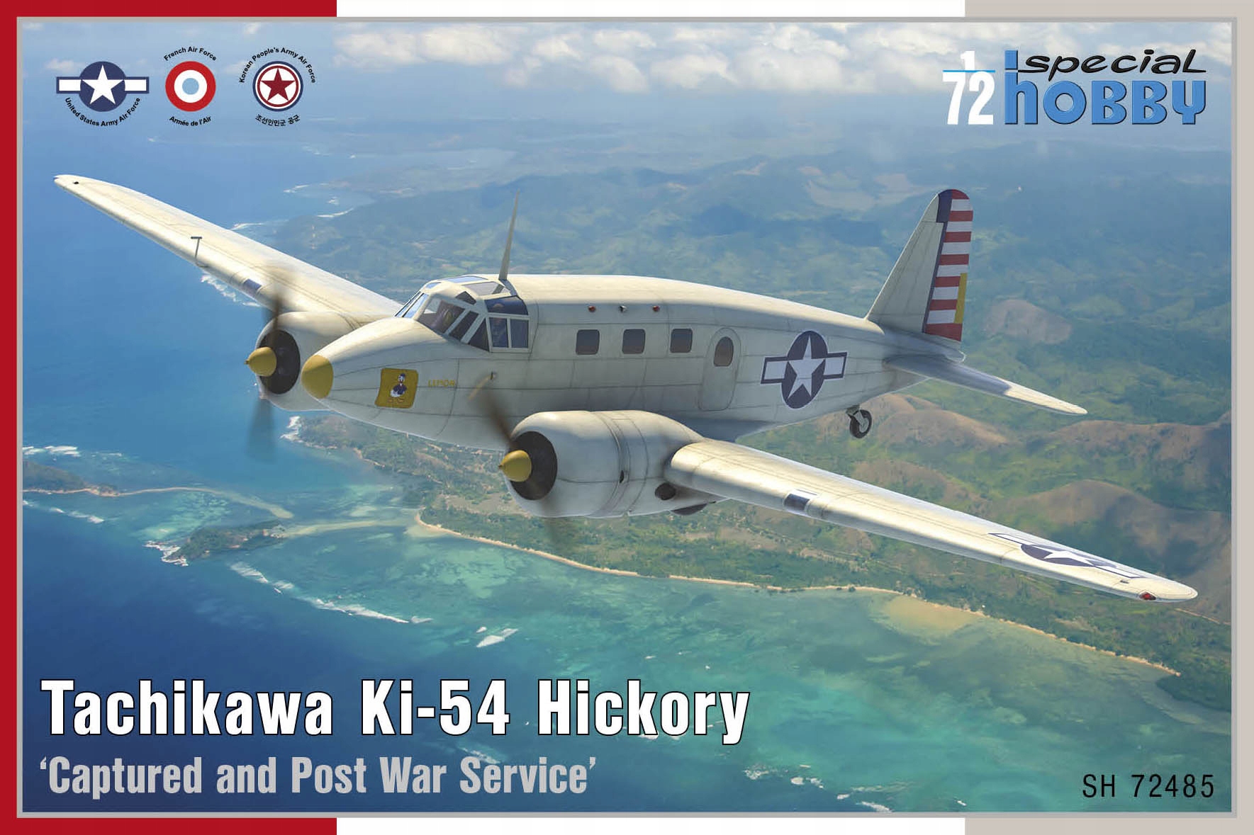 Tachikawa Ki-54 „Hickory“ zajatá a poválečná služba SH72485 v měřítku 1/72