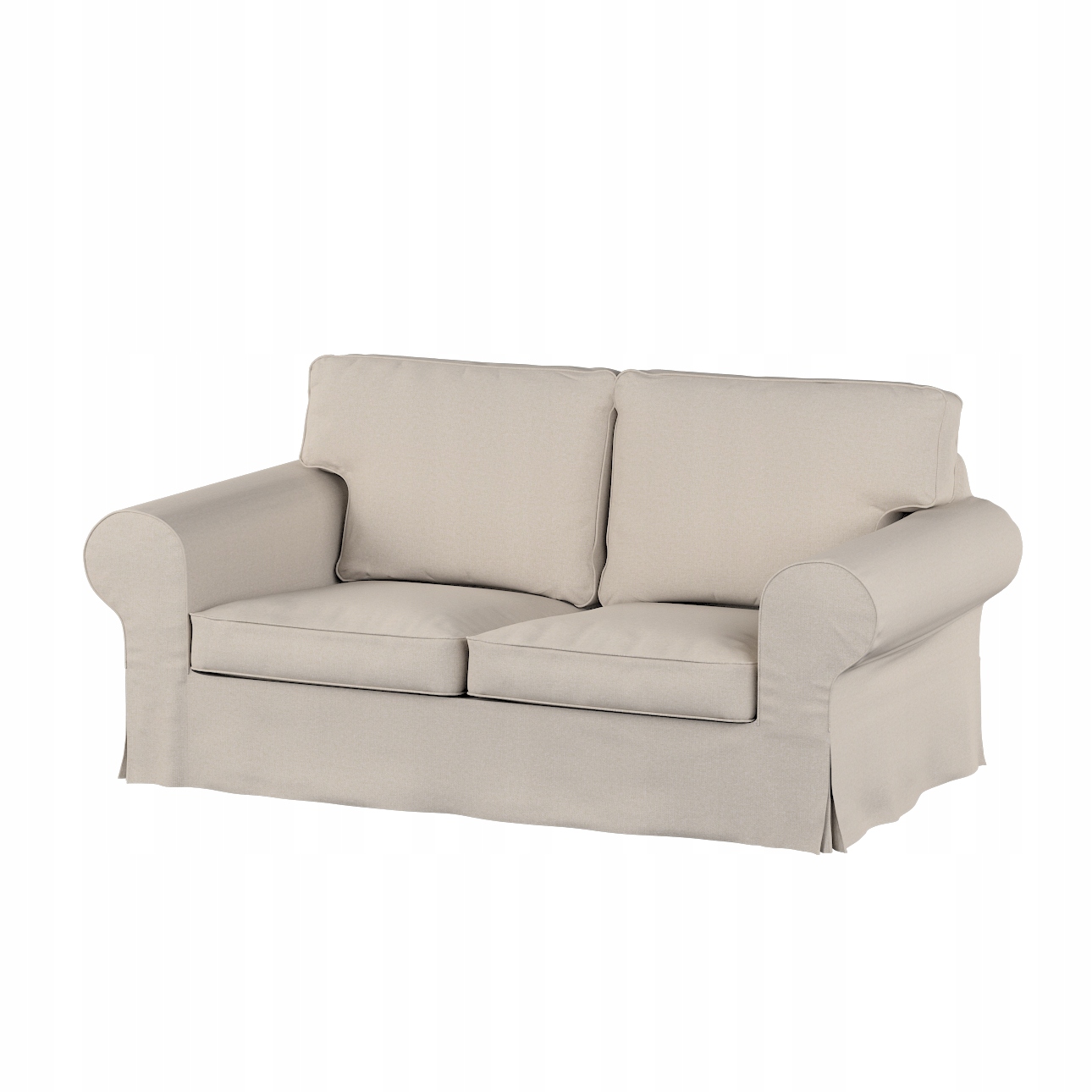 Potah na rozkládací 2-místnou pohovku Ektorp, Ikea, černý