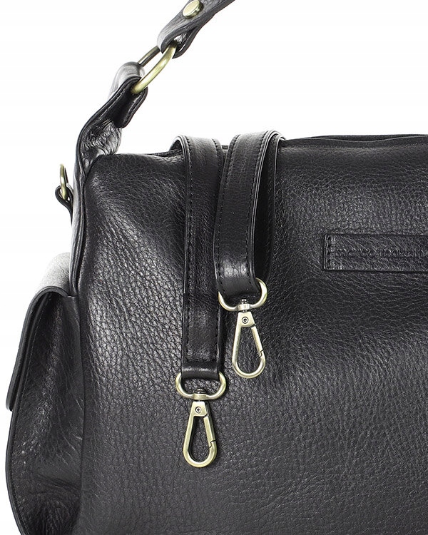 Torebka damska SKÓRZANA Marco Mazzini PREMIUM Zapięcie zamek