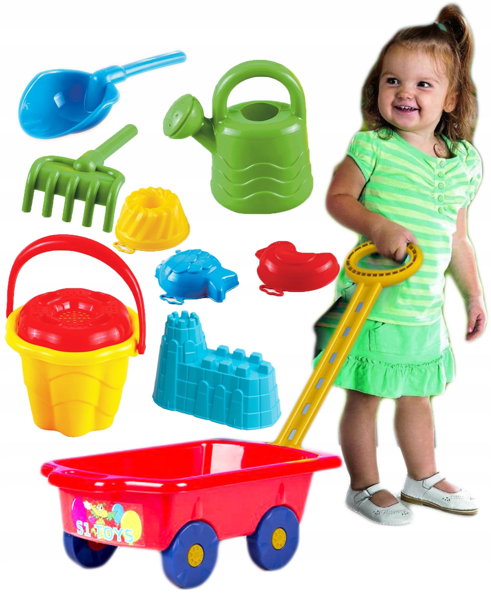 

Wózek Z Rączką Taczka Piaskownica wiaderko itp.