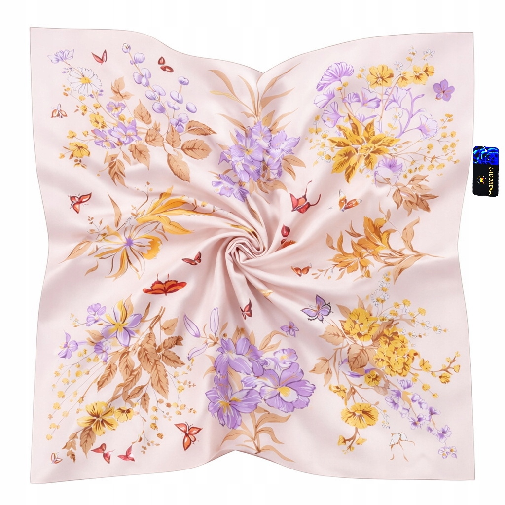 Hedvábný Šátek 100% Přírodní Hedvábí, Morušový, Prémiová Kvalita