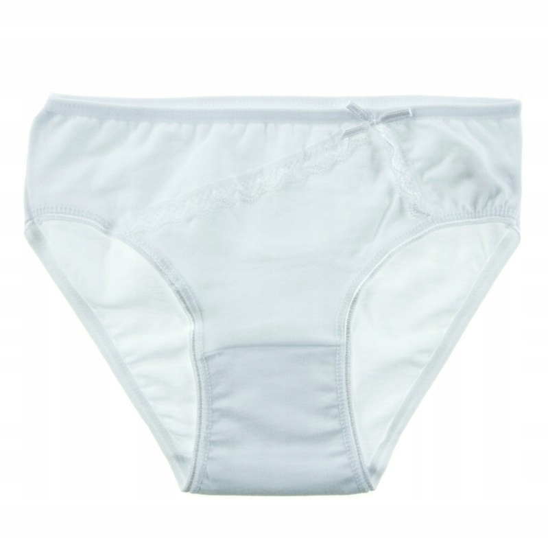 

Moraj Figi Majtki Dziewczęce Białe Koronka 128-134