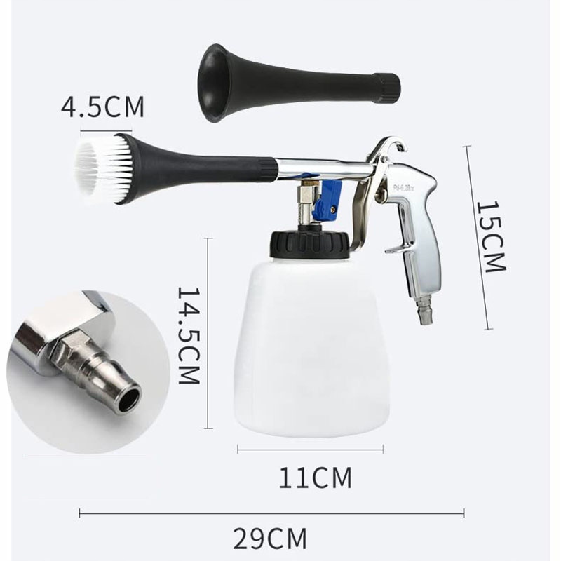 PISTOLET DO CZYSZCZENIA SPRĘŻONYM POWIETRZEM 1000ML PISTOLET DO MYCIA KOC Napięcie zasilania 220 V