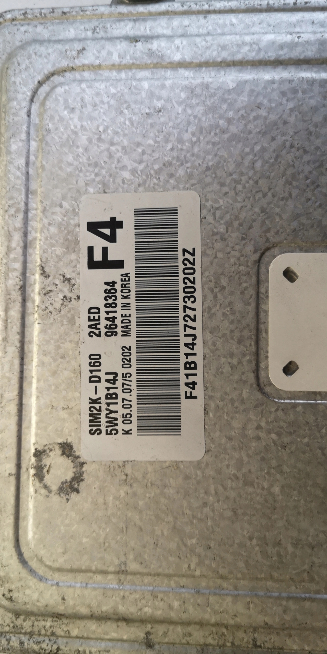 CHEVROLET EPICA 96418364 5WY1B14J 2AED Computer EC