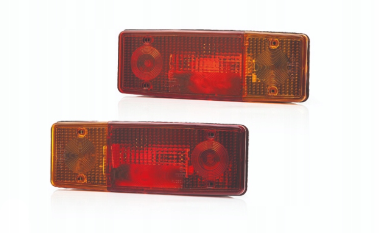 LAMPY TYLNE ŚWIATŁO PRZYCZEP DWUSEGMENTOWA LEWA+PRAWA CIĄGNIK URSUS C-360