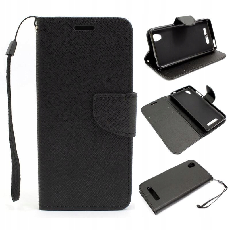 

Etui do Zte Blade A452 Fancy Diary czarn Pokrowiec
