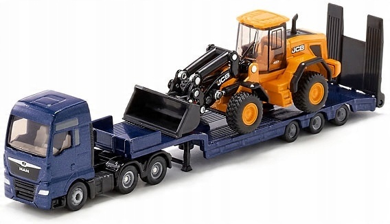 

Siku 1790 Ciężarówka Man z lawetą i koparką Jcb