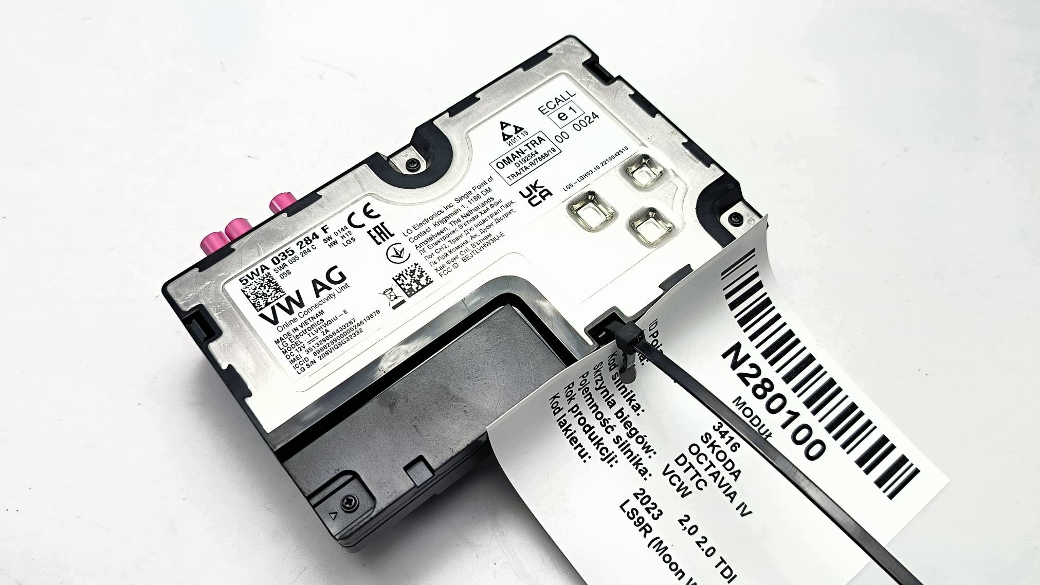 modulo ONLINE 5WE035284F SKODA OCTAVIA IV