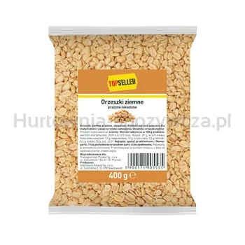 Topseller Arašídy pražené, nesolené, 400 g