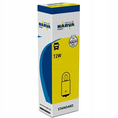 

10x Żarówka T2W 24V 2W Narva