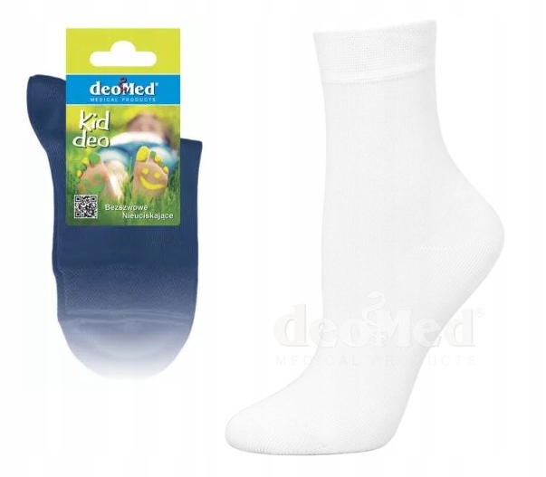 

Skarpetki dziecięce DeoMed Kid Deo 33-35 Białe