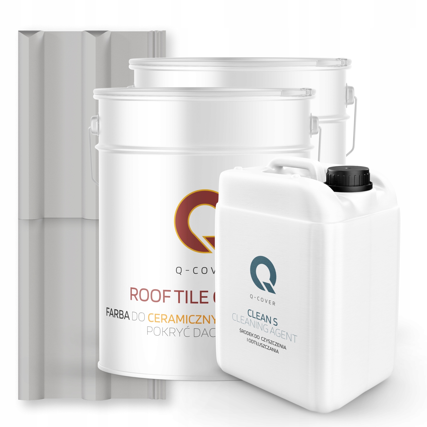 Barva Pro Keramické Střechy Sada Mléčná Šedá Ral 7047 74 m2 Satén