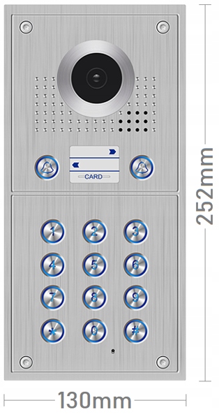 Wideodomofon Videodomofon WiFi FHD 5TECH TELEFON Kamera w panelu zewnętrznym Bez regulacji