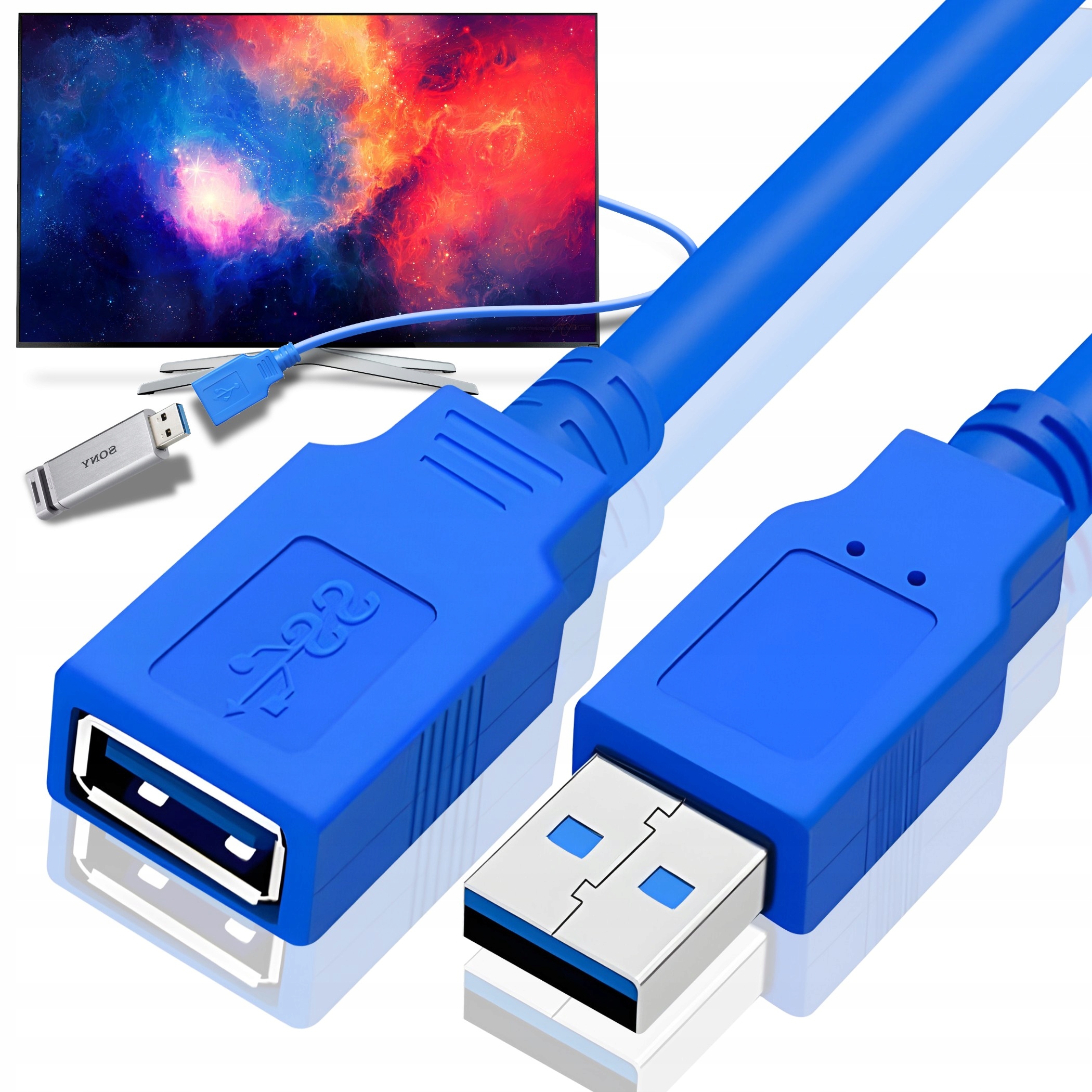 Przedłużacz USB 3.0 Retoo 3 m