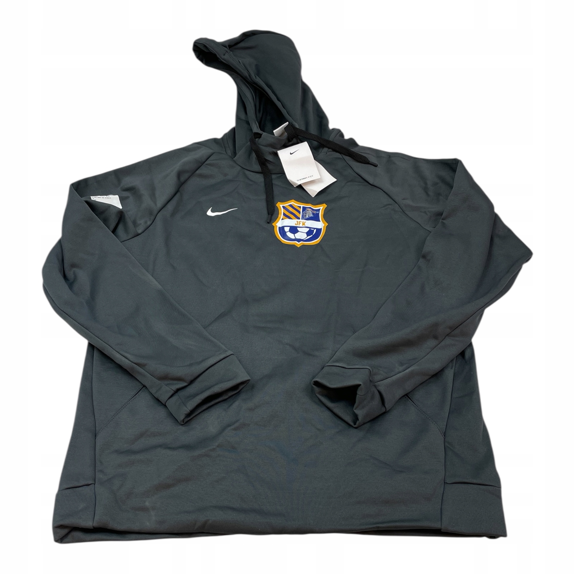 Pánská s kapucí Mikina Nike L černá sportovní Jfk