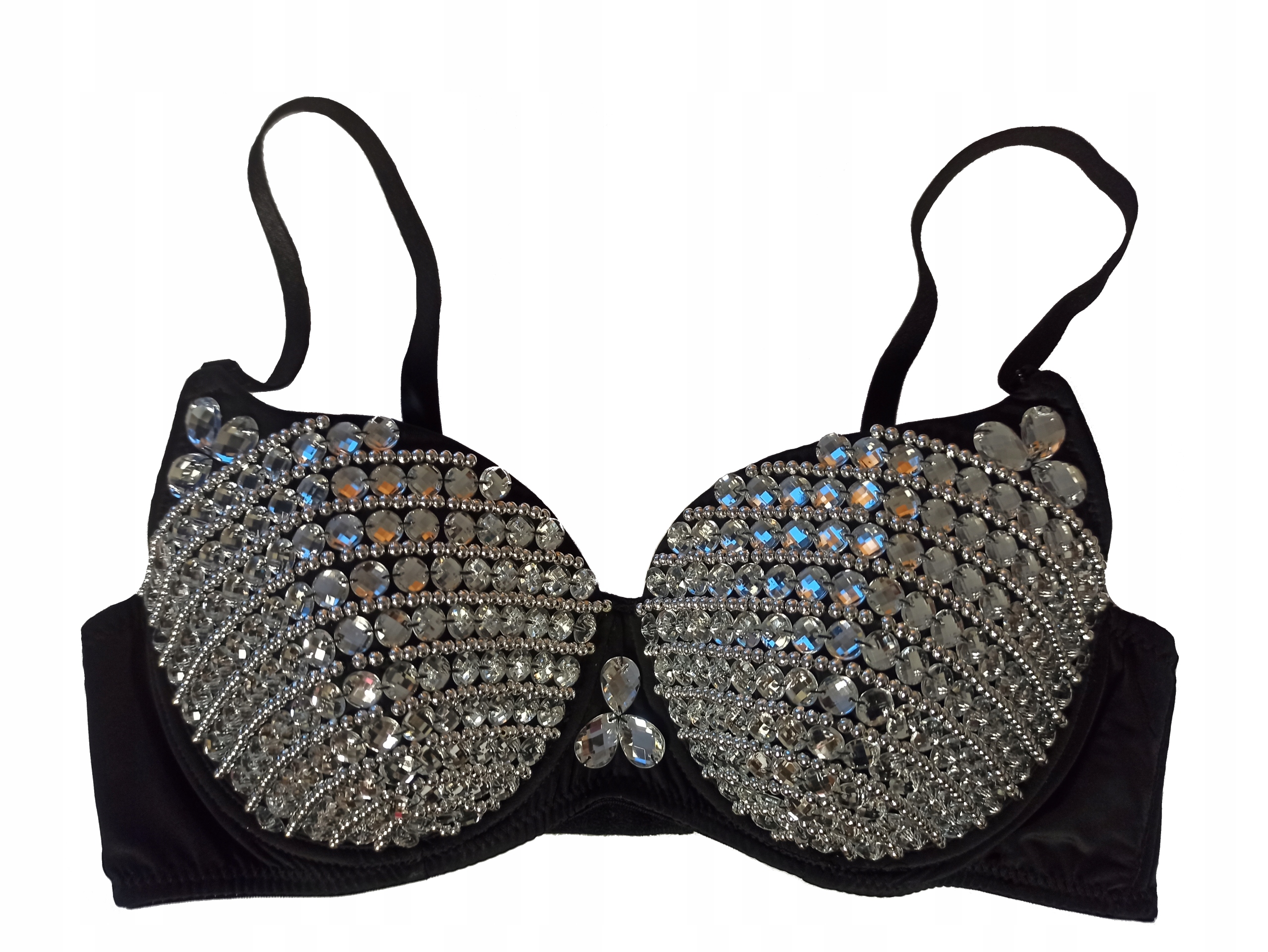 Černá Vyztužená Podprsenka 80B S Krystaly Cottelli Collection Party